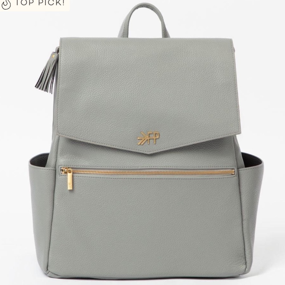 Freshly Picked  diaper bag in stone